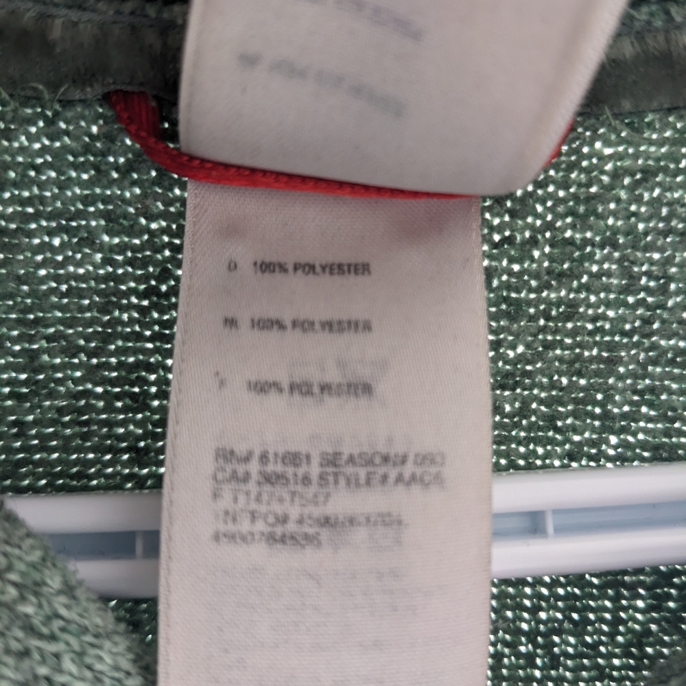 Women's North Face Green Fleece - Picture 4 of 5